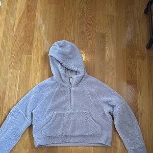lululemon athletica Light Gray Fleece Hoodie